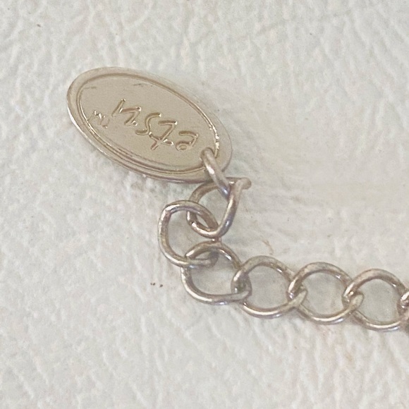 ETSU Silver Ball Chain Fringe Necklace - Picture 5 of 8